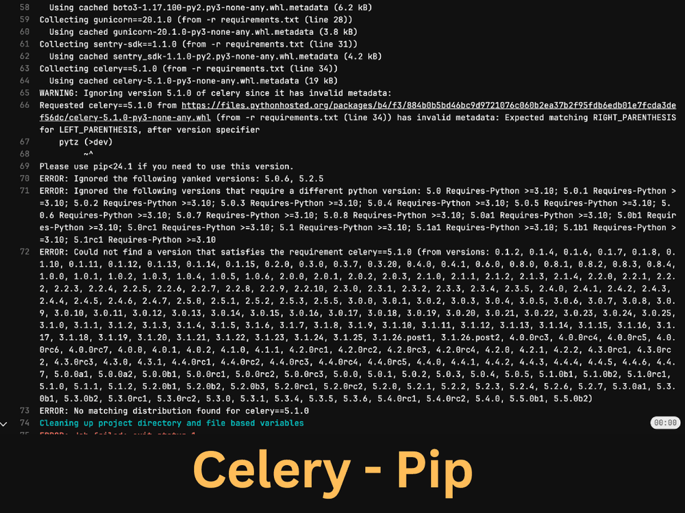 [TIPS] Troubleshooting Pip Installation Issues in CI/CD Pipelines