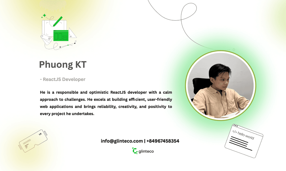 Meet Phuong: The Calm, Creative, and Reliable Junior Frontend Developer at Glinteco