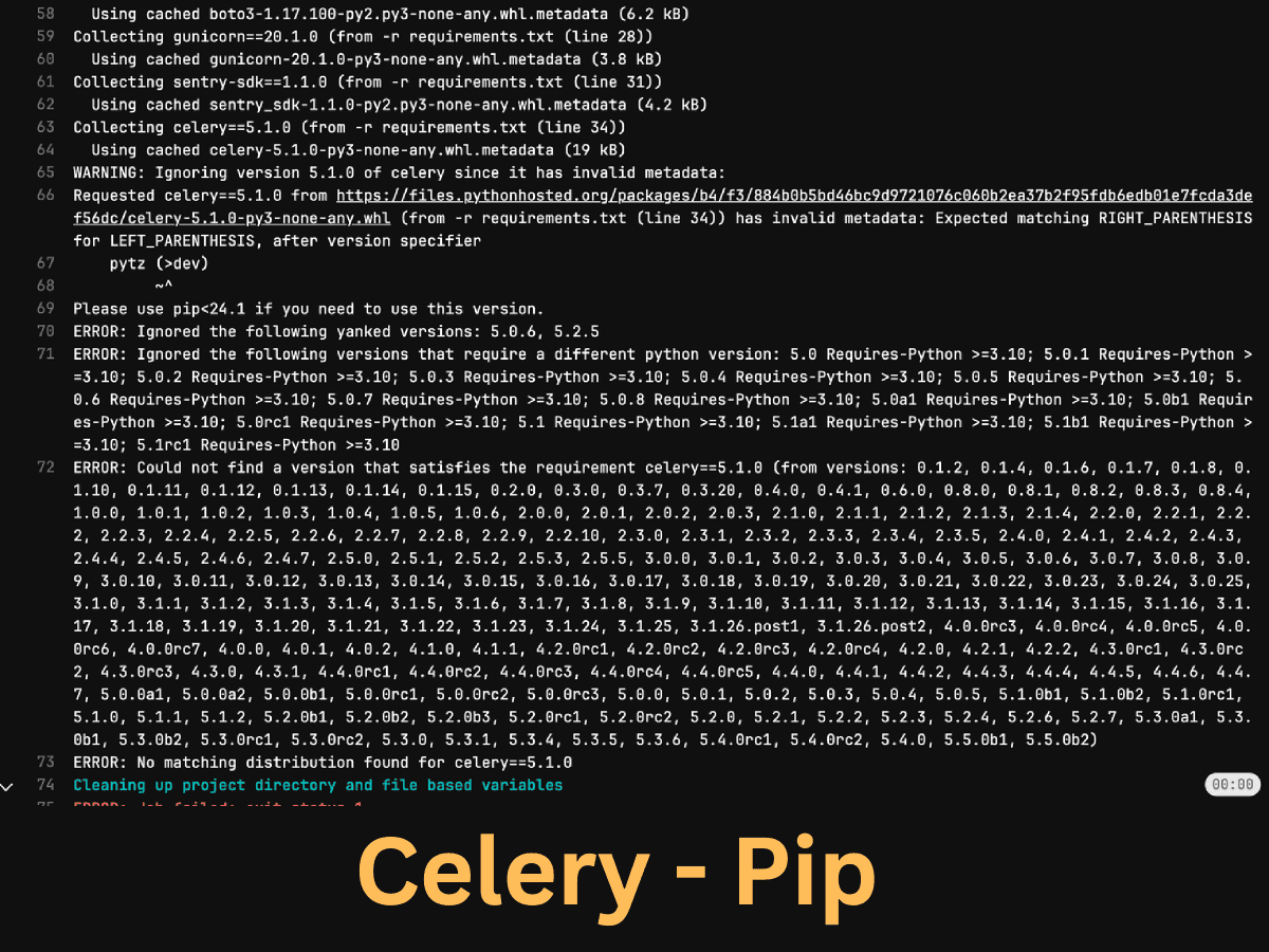 [TIPS] Troubleshooting Pip Installation Issues in CI/CD Pipelines
