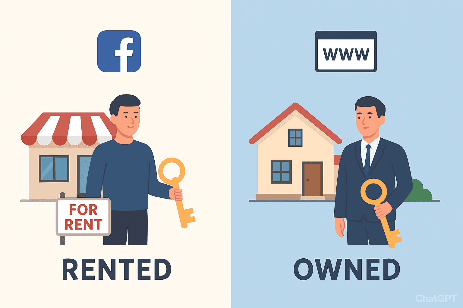 You might think you own SOCIAL MEDIA, but you’re really renting the space
