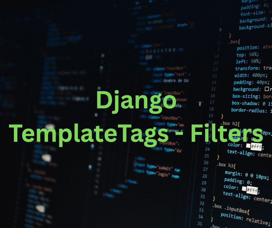 [Tips] Django TemplateTag and Filter - Useful Code Snippet