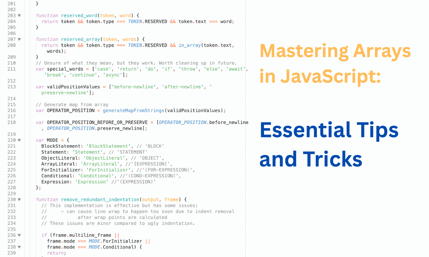[TIPS] Javascript Array: Essential Tips and Tricks
