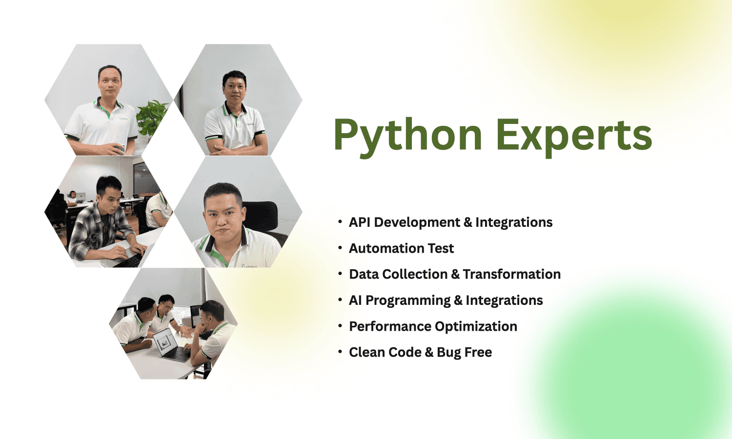 Meet Our Expert Python Team: Driving Innovation and Efficiency for SMEs