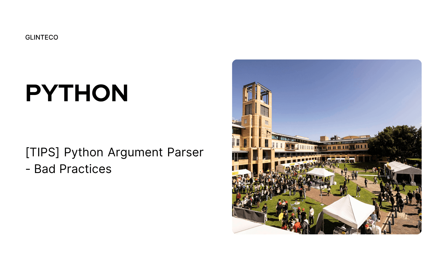 [TIPS] Python Argument Parser - Bad Practices