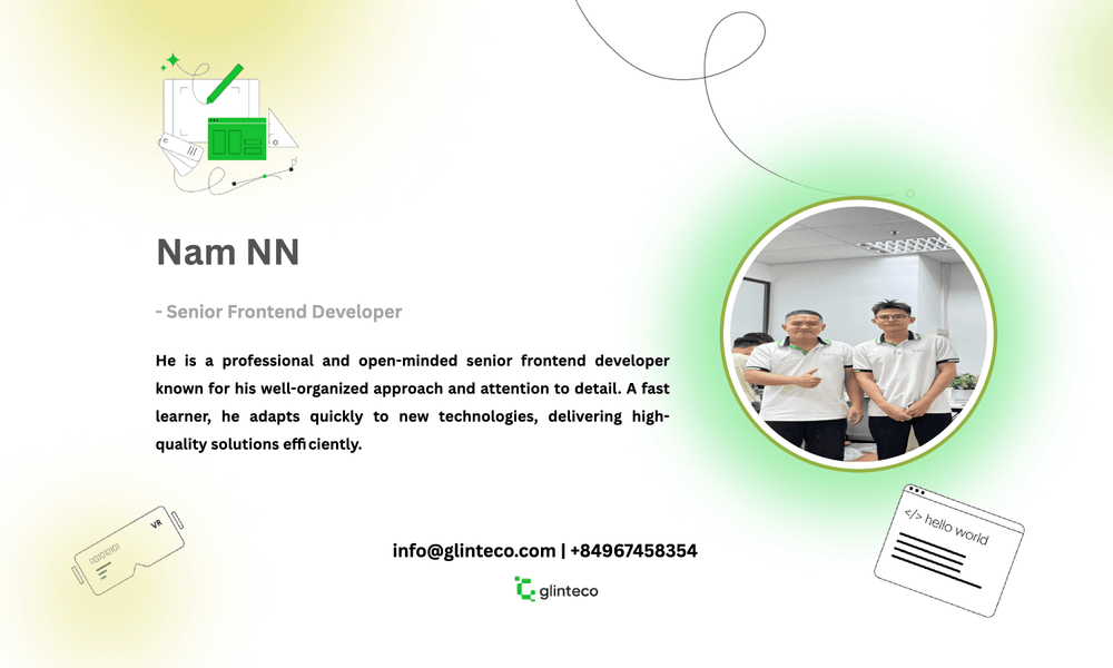 Meet Nam: A Rising Star in Frontend Development at Glinteco