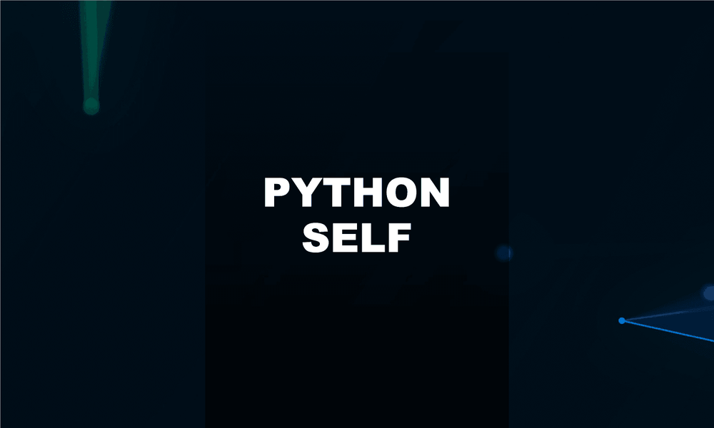 What is self in Python?