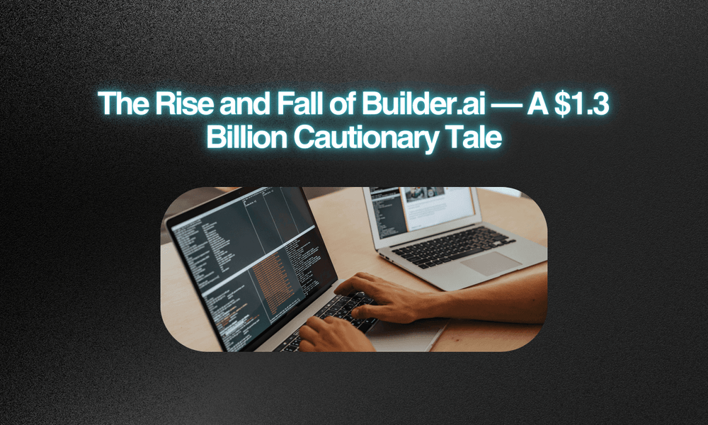 The Rise and Fall of Builder.ai — A $1.3 Billion Cautionary Tale